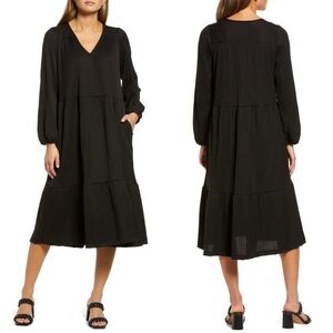 Lost + Wander Night After Night Long sleeve ribbed Dress